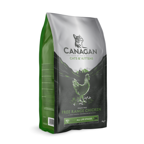 Canagan Cat 4kg Free Range Chicken 無穀物走地雞配方 (Made in Germany) (正價 $615) 新舊包裝隨機